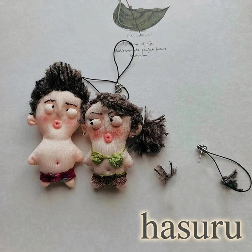 Artisan Handcrafted Humanoid Doll Fabric Charm | Original Design