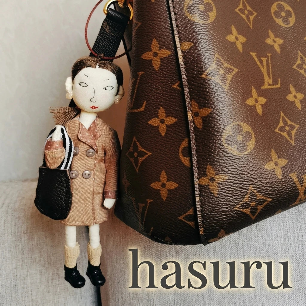 Handmade Street Snap Expression Fabric Bag Charm | Original Artisan