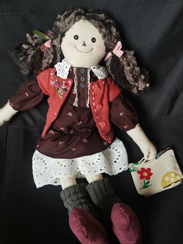 Artisan Handcrafted Country Style Linen Doll | Original Design