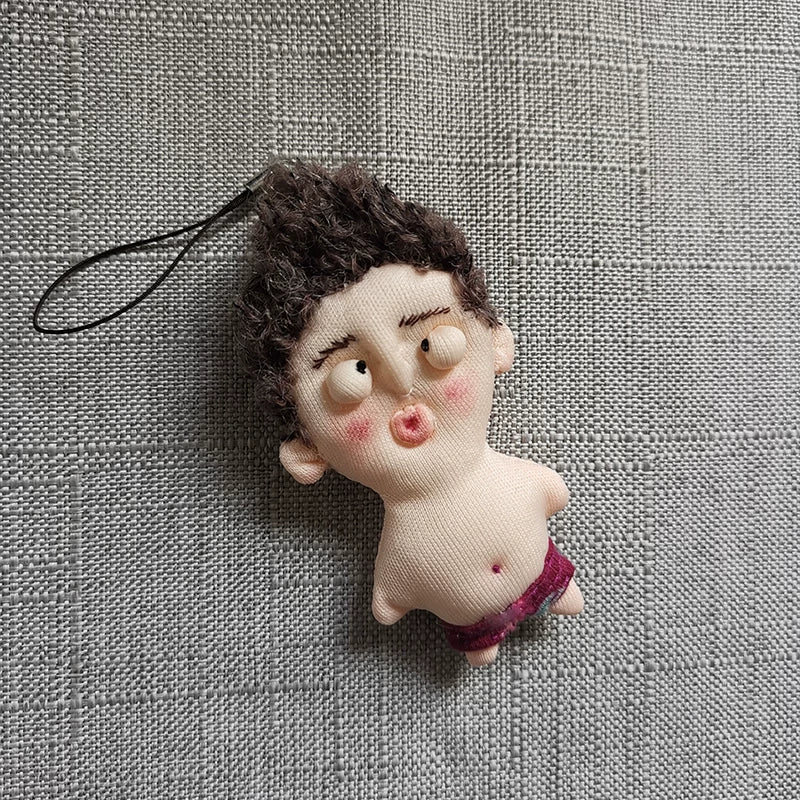 Artisan Handcrafted Humanoid Doll Fabric Charm | Original Design