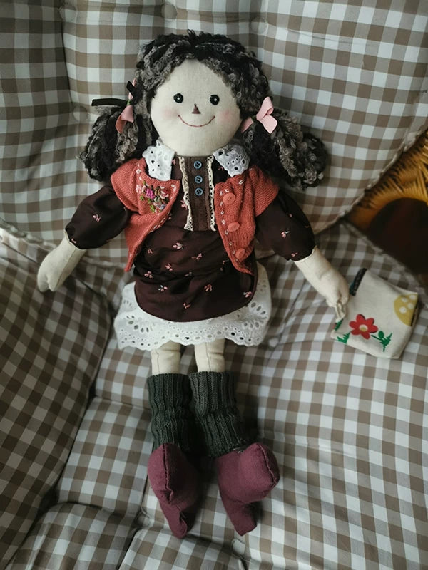 Artisan Handcrafted Country Style Linen Doll | Original Design